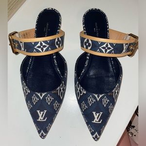 Louis Vuitton since 1884 Sofia jacquard mules